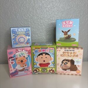 5 Bundle Blind Box Plush’s & Figures - Pokémon, Emma, & More! - Sealed